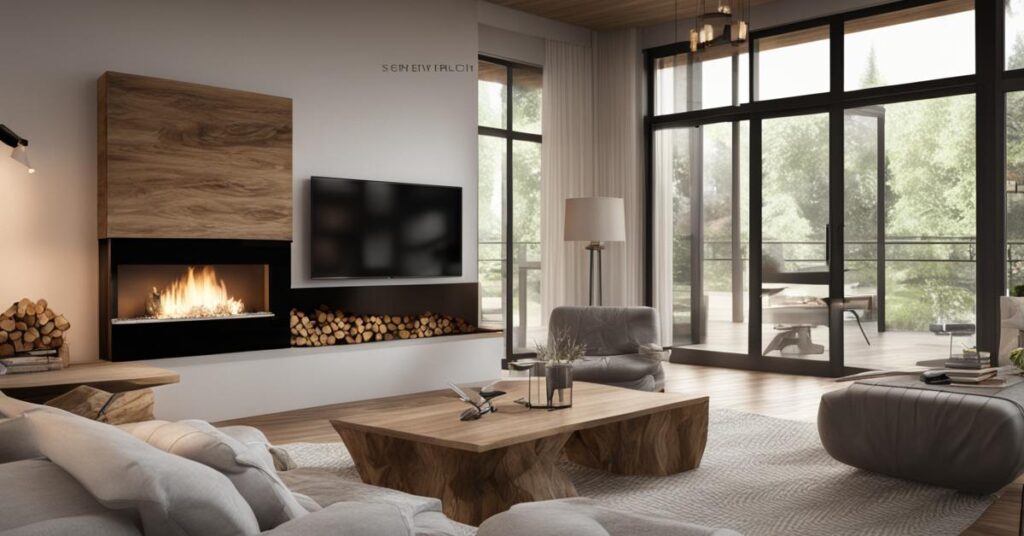 Salon z kominkiem i telewizorem aranżacje: nowoczesne pomysły na ścianę i przestrzeń
