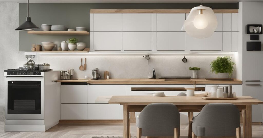 Mała kuchnia z wyspą: inspirujące aranżacje i praktyczne rozwiązania