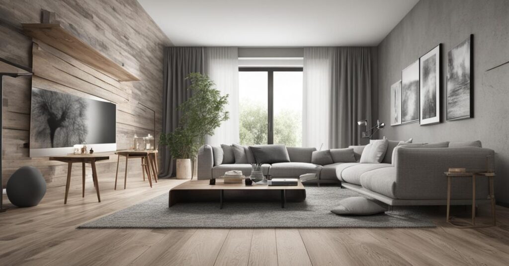 Szara kuchnia z drewnem: stylowy i modny wystrój wnętrz w szarościach